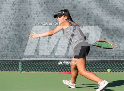 Thumbnail 1 in Del Oro vs St Francis (CIF NorCal Regional Girls Tennis Championships) photogallery.