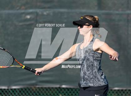 Thumbnail 2 in Del Oro vs St Francis (CIF NorCal Regional Girls Tennis Championships) photogallery.