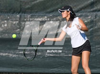 Thumbnail 2 in Del Oro vs St Francis (CIF NorCal Regional Girls Tennis Championships) photogallery.