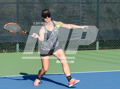 Thumbnail 1 in Del Oro vs St Francis (CIF NorCal Regional Girls Tennis Championships) photogallery.