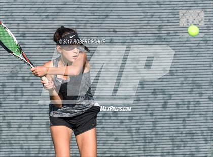 Thumbnail 1 in Del Oro vs St Francis (CIF NorCal Regional Girls Tennis Championships) photogallery.