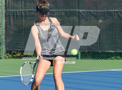 Thumbnail 2 in Del Oro vs St Francis (CIF NorCal Regional Girls Tennis Championships) photogallery.