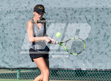 Thumbnail 2 in Del Oro vs St Francis (CIF NorCal Regional Girls Tennis Championships) photogallery.