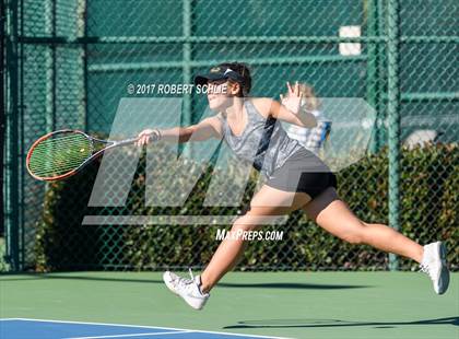 Thumbnail 2 in Del Oro vs St Francis (CIF NorCal Regional Girls Tennis Championships) photogallery.