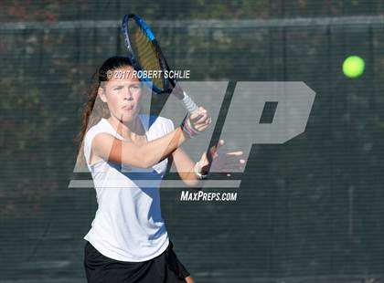 Thumbnail 1 in Del Oro vs St Francis (CIF NorCal Regional Girls Tennis Championships) photogallery.