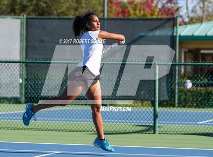 Thumbnail 1 in Del Oro vs St Francis (CIF NorCal Regional Girls Tennis Championships) photogallery.