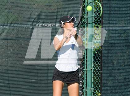 Thumbnail 1 in Del Oro vs St Francis (CIF NorCal Regional Girls Tennis Championships) photogallery.