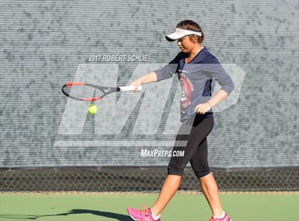 Thumbnail 2 in Del Oro vs St Francis (CIF NorCal Regional Girls Tennis Championships) photogallery.