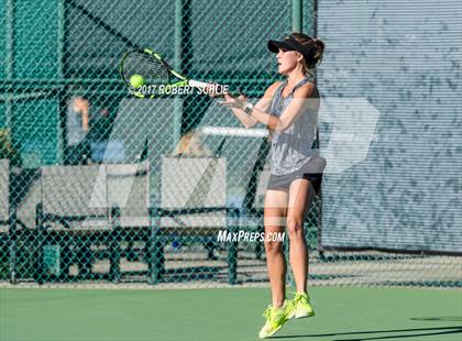 Thumbnail 2 in Del Oro vs St Francis (CIF NorCal Regional Girls Tennis Championships) photogallery.