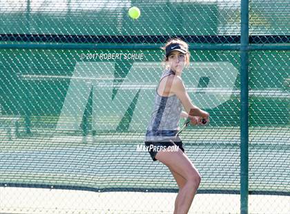 Thumbnail 3 in Del Oro vs St Francis (CIF NorCal Regional Girls Tennis Championships) photogallery.