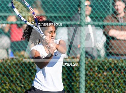 Thumbnail 2 in Del Oro vs St Francis (CIF NorCal Regional Girls Tennis Championships) photogallery.