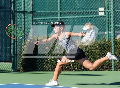 Thumbnail 3 in Del Oro vs St Francis (CIF NorCal Regional Girls Tennis Championships) photogallery.