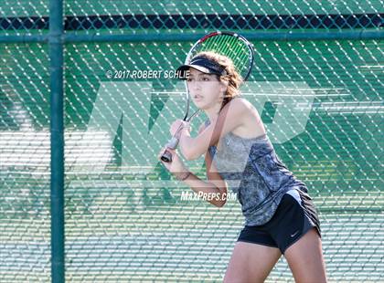 Thumbnail 2 in Del Oro vs St Francis (CIF NorCal Regional Girls Tennis Championships) photogallery.