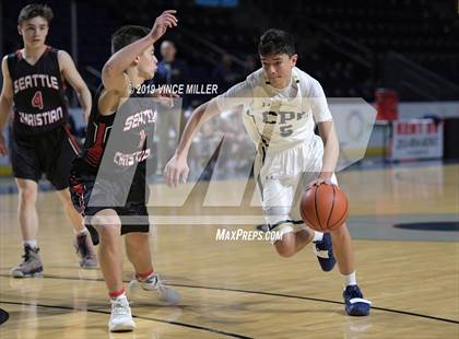 Thumbnail 3 in Seattle Christian vs. Cedar Park Christian photogallery.