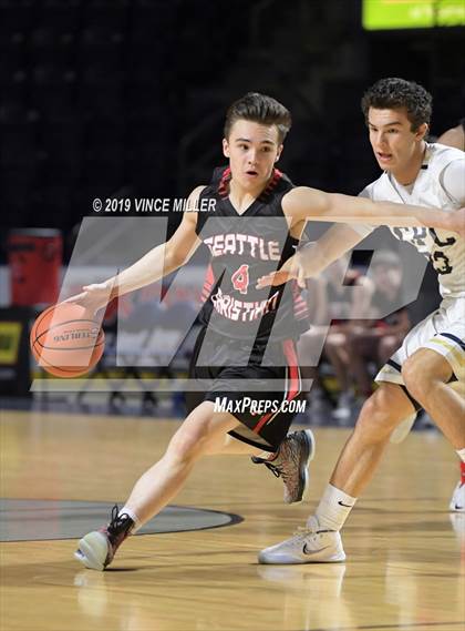 Thumbnail 2 in Seattle Christian vs. Cedar Park Christian photogallery.