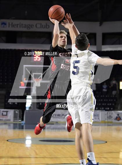 Thumbnail 1 in Seattle Christian vs. Cedar Park Christian photogallery.