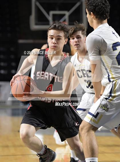 Thumbnail 1 in Seattle Christian vs. Cedar Park Christian photogallery.