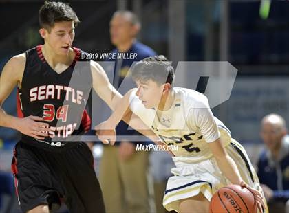 Thumbnail 3 in Seattle Christian vs. Cedar Park Christian photogallery.