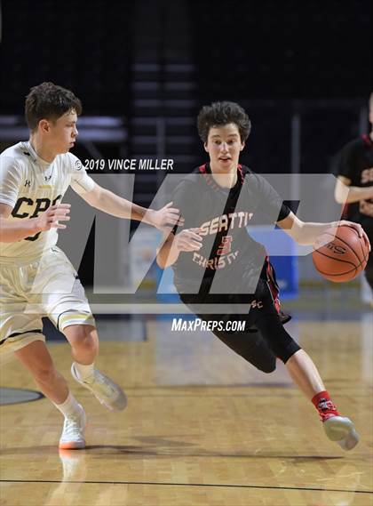 Thumbnail 3 in Seattle Christian vs. Cedar Park Christian photogallery.