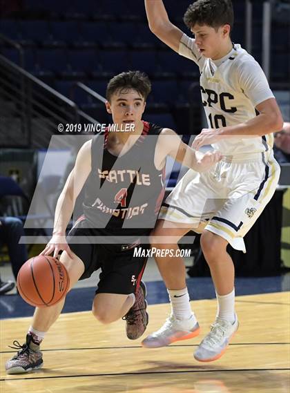 Thumbnail 3 in Seattle Christian vs. Cedar Park Christian photogallery.