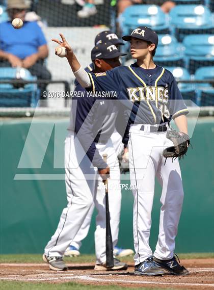 Thumbnail 2 in King's Academy vs. St. Francis (CIF CCS D3 Final) photogallery.