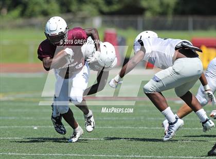 Thumbnail 3 in Mater Dei vs. Don Bosco Prep (Scrimmage) photogallery.