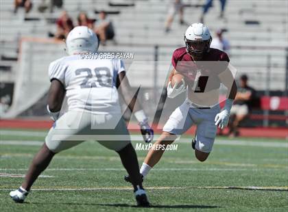 Thumbnail 2 in Mater Dei vs. Don Bosco Prep (Scrimmage) photogallery.