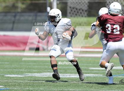 Thumbnail 1 in Mater Dei vs. Don Bosco Prep (Scrimmage) photogallery.