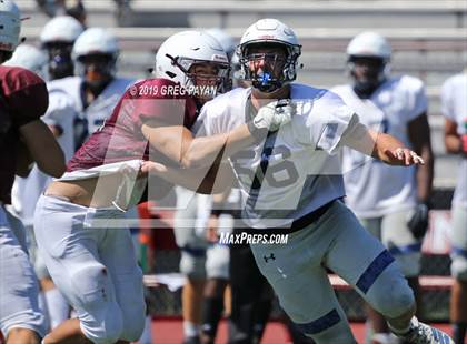 Thumbnail 3 in Mater Dei vs. Don Bosco Prep (Scrimmage) photogallery.