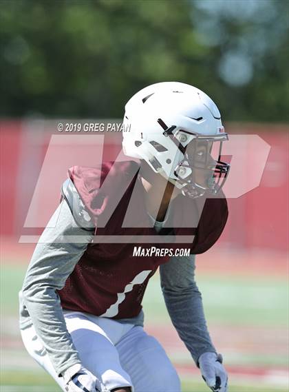 Thumbnail 2 in Mater Dei vs. Don Bosco Prep (Scrimmage) photogallery.