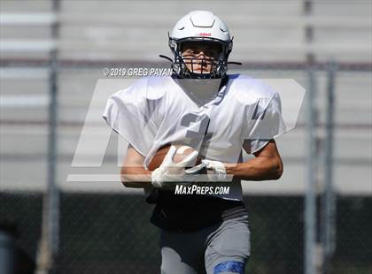 Thumbnail 2 in Mater Dei vs. Don Bosco Prep (Scrimmage) photogallery.