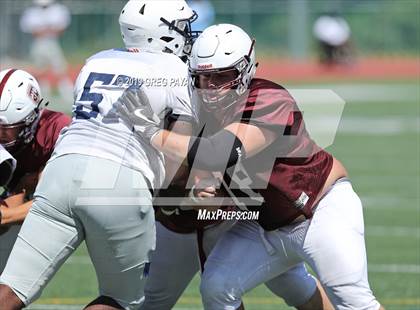 Thumbnail 2 in Mater Dei vs. Don Bosco Prep (Scrimmage) photogallery.