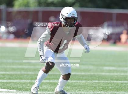 Thumbnail 3 in Mater Dei vs. Don Bosco Prep (Scrimmage) photogallery.