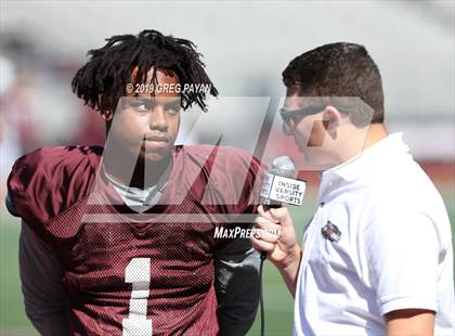 Thumbnail 1 in Mater Dei vs. Don Bosco Prep (Scrimmage) photogallery.