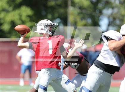 Thumbnail 2 in Mater Dei vs. Don Bosco Prep (Scrimmage) photogallery.