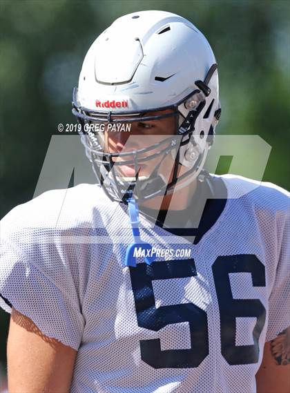 Thumbnail 3 in Mater Dei vs. Don Bosco Prep (Scrimmage) photogallery.
