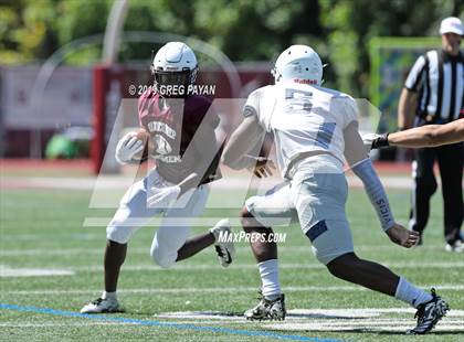 Thumbnail 3 in Mater Dei vs. Don Bosco Prep (Scrimmage) photogallery.