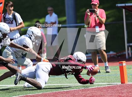 Thumbnail 1 in Mater Dei vs. Don Bosco Prep (Scrimmage) photogallery.