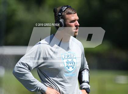 Thumbnail 2 in Mater Dei vs. Don Bosco Prep (Scrimmage) photogallery.