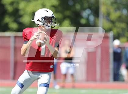 Thumbnail 3 in Mater Dei vs. Don Bosco Prep (Scrimmage) photogallery.