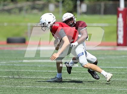 Thumbnail 3 in Mater Dei vs. Don Bosco Prep (Scrimmage) photogallery.