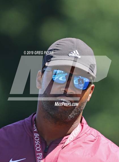 Thumbnail 3 in Mater Dei vs. Don Bosco Prep (Scrimmage) photogallery.