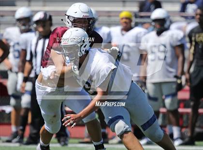 Thumbnail 1 in Mater Dei vs. Don Bosco Prep (Scrimmage) photogallery.