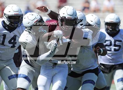 Thumbnail 2 in Mater Dei vs. Don Bosco Prep (Scrimmage) photogallery.