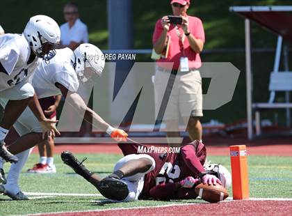 Thumbnail 2 in Mater Dei vs. Don Bosco Prep (Scrimmage) photogallery.