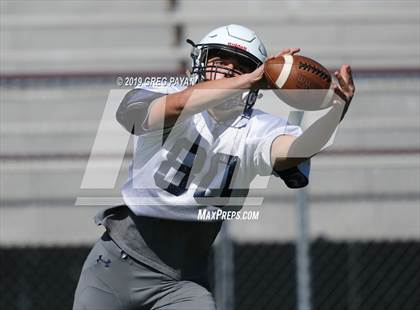 Thumbnail 3 in Mater Dei vs. Don Bosco Prep (Scrimmage) photogallery.