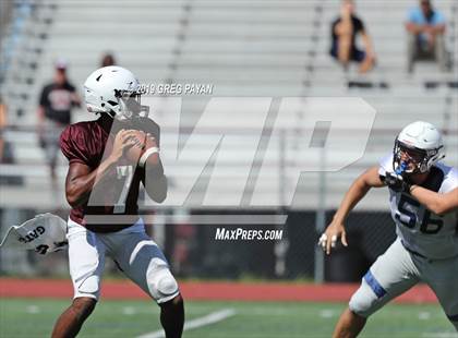 Thumbnail 2 in Mater Dei vs. Don Bosco Prep (Scrimmage) photogallery.