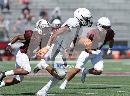Thumbnail 1 in Mater Dei vs. Don Bosco Prep (Scrimmage) photogallery.