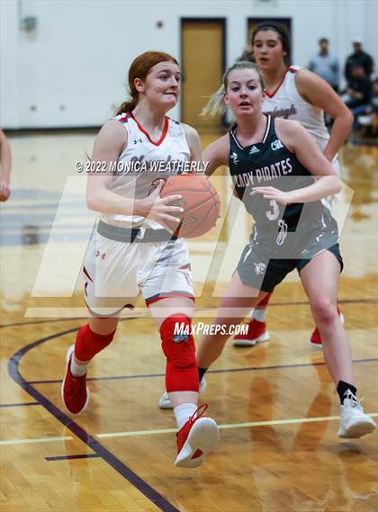 Thumbnail 2 in Eula vs Hermleigh (UIL 1A Regional Quarterfinal Playoff) photogallery.