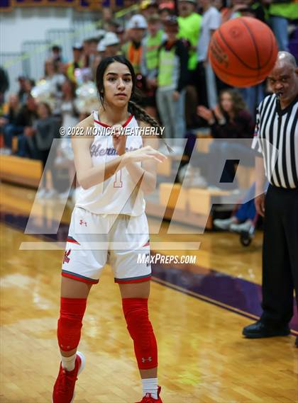 Thumbnail 2 in Eula vs Hermleigh (UIL 1A Regional Quarterfinal Playoff) photogallery.